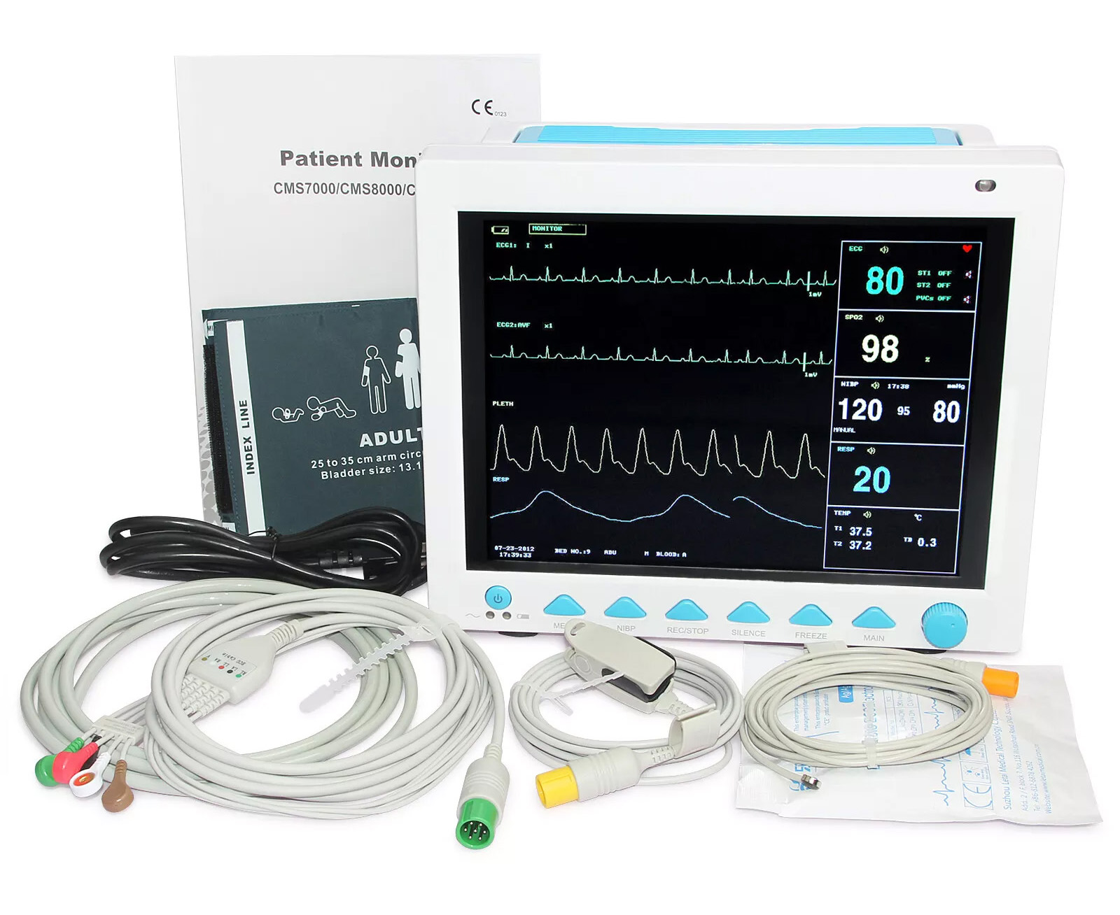 CONTEC CMS8000 Medical Equipment 12.1 inch color TFT Patient Monitor